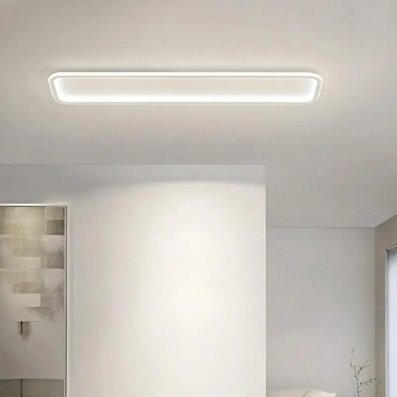 Imagem -02 - Lâmpada do Teto Led para Corredor e Varanda Decoração para Casa Lustres para Sala de Jantar Vestiário Corredor Retângulo Luminária