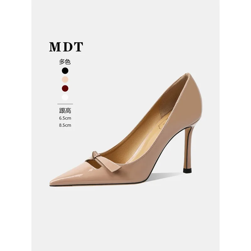 French Style High-Heeled Shoes Sexy 2026 Spring and Autumn New Item, Small Fragrance Style, Exquisite Pointed Sole, Thin Heel