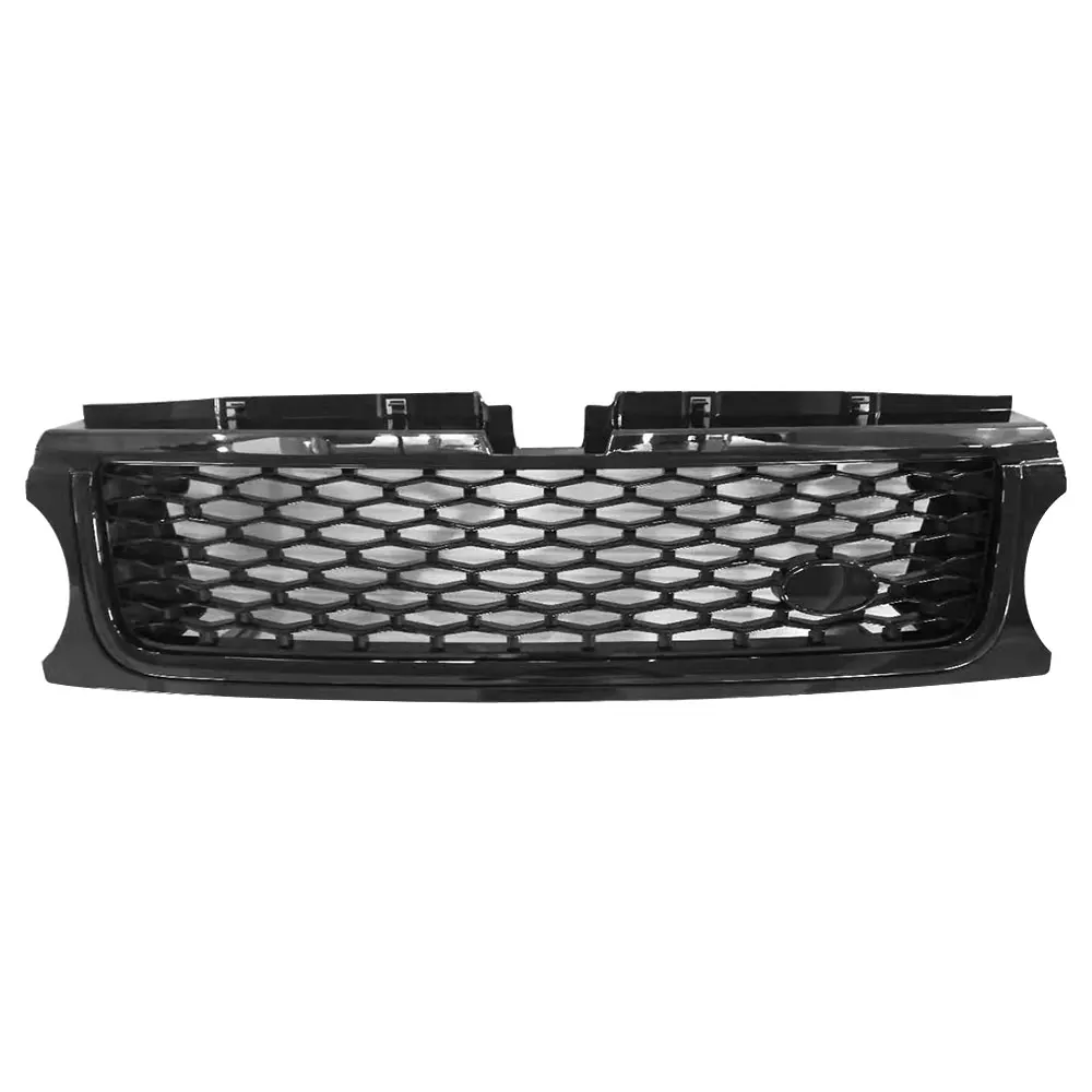 Car Front Grille Bumper Honey Comb Mesh Racing Grill For 2010 range Rover sport Glossy Black ABS