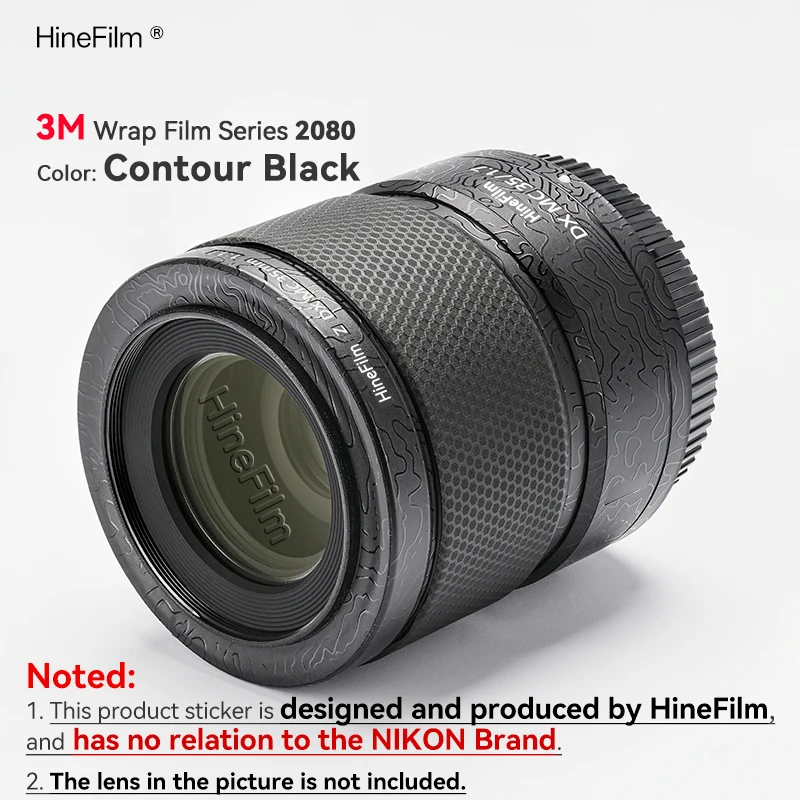 Hinefilm Skin for Nikon Z DX MC35F1.7 Lens Decal Skin 35 1.7 Lens