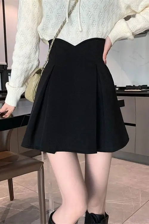 

Skirts Womens Knit Ribbed Midi Book Club Autumn Literature Student Cozy Warm Indoor Everyday Reading Youth Outfit Practical