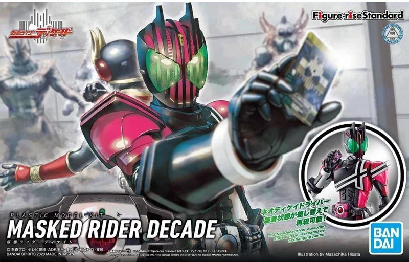 Kamen Ride Bandair FRS MEDIDA DECADE Modelo de montagem Anime Figura Brinquedo Presente Produto original