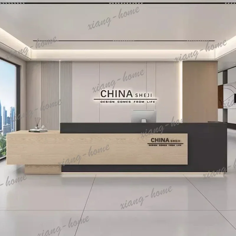 LJY 120 140 160 180 200 220 240 260 280 300cm computer desk reception counter Customer center mostrador recepcion office furnitu