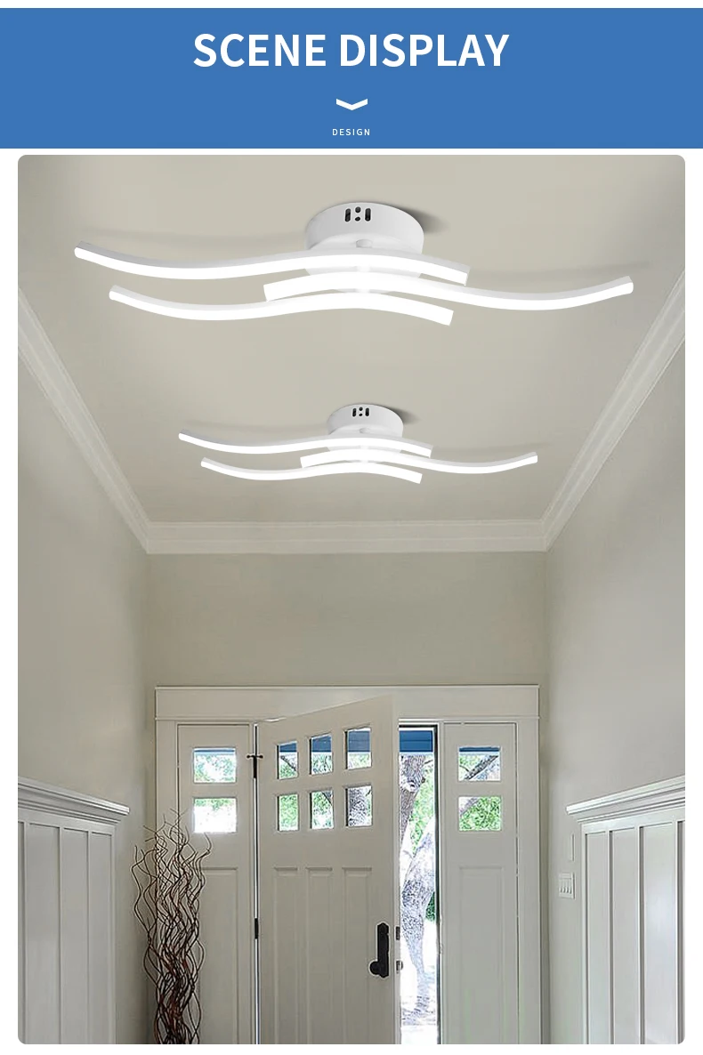 Corridor LED Ceiling Lights, Dimming Lights, Living Room, Bedroom, Dining Room, Corridor, Indoor Home Decoration Lighting