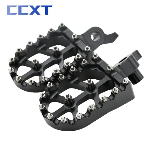 Imagen 2 del producto Estribos de aluminio CNC para motocicleta, pedales reposapiés para Yamaha YZF450 2023-2024 YZF250 YZF450X WRF450 2024 YZ 250F 450F