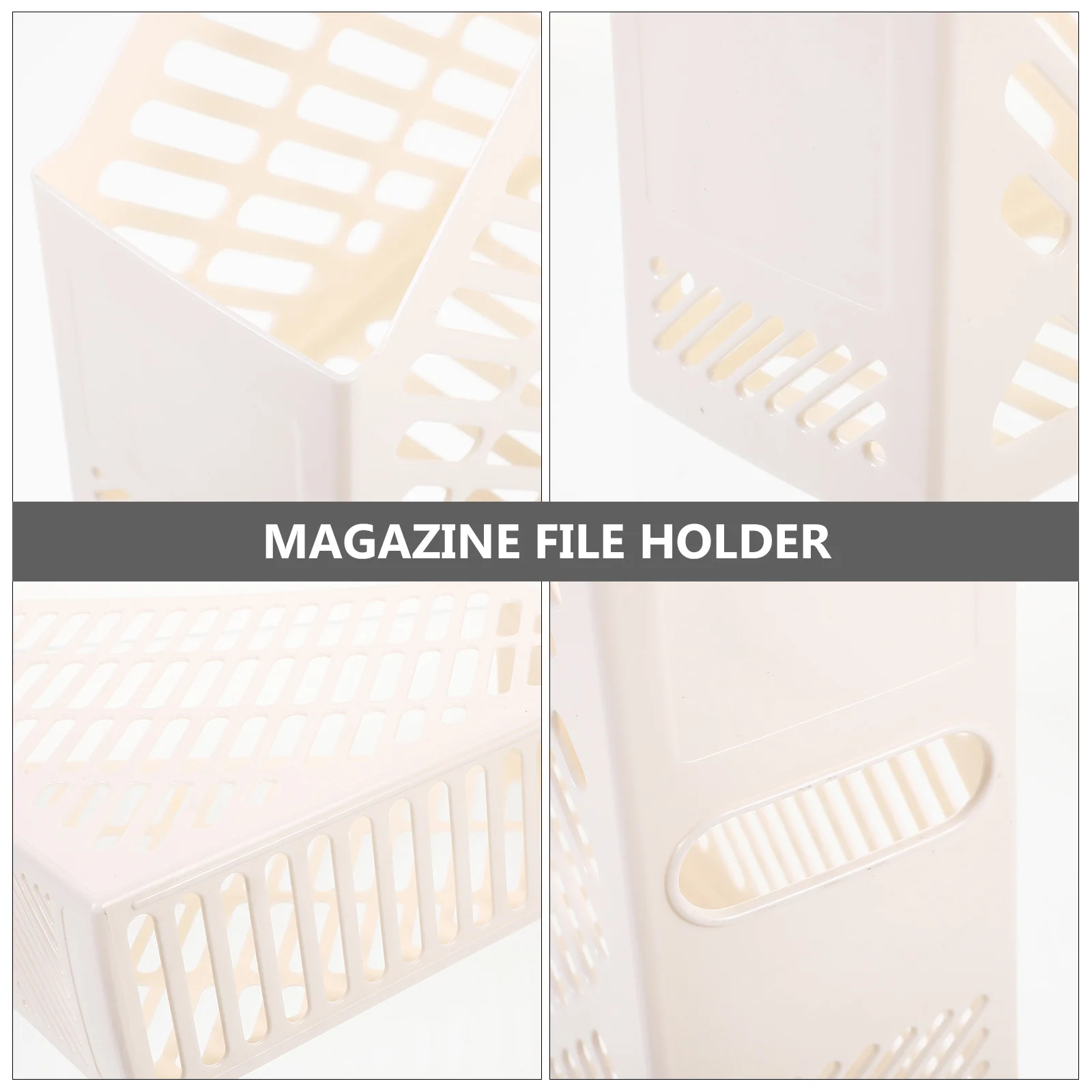 

Simple Desktop Document Box File Organizer Magazine Storage Rack Vertical Paper Organizer Strong Load Capacity
