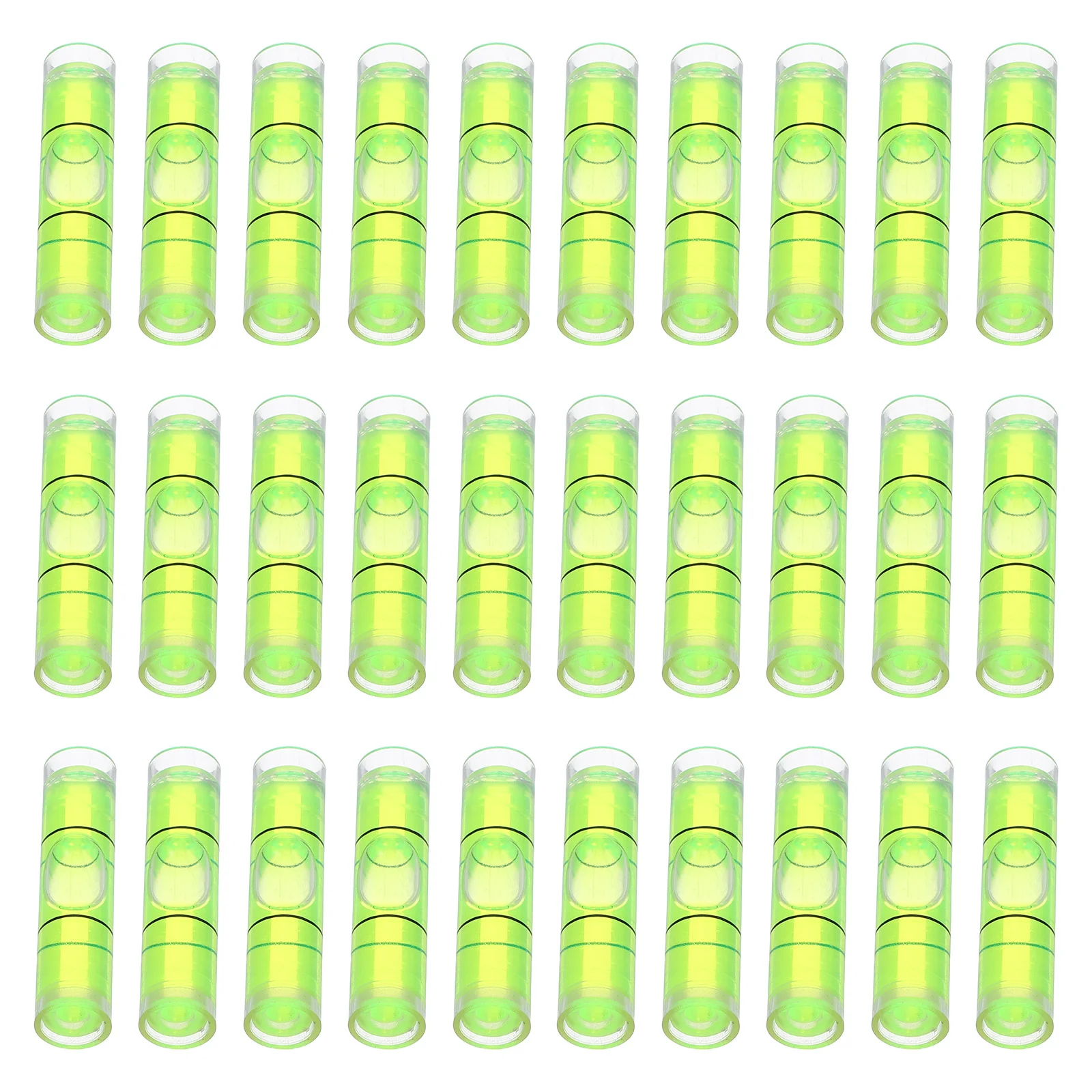 50 Pcs Mini Level Small Tool Cylinder Spirit Bubble Ruler Liquid Picture Hanging