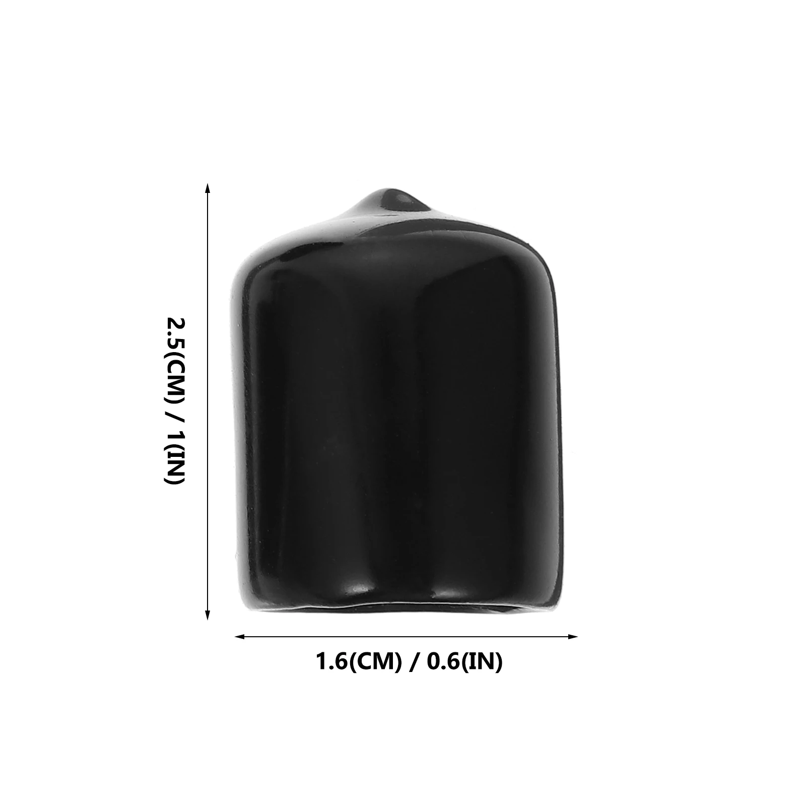 

100pcs Wire Protection Cap Bolt Covers Round Flexible Thread Protector Rubber Multi Size Cuttable End Caps For