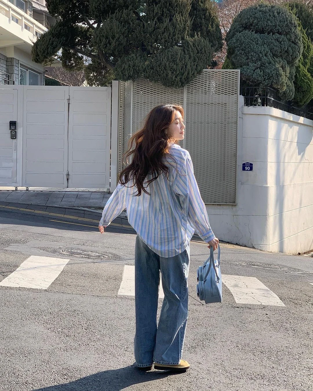 

Легкий длинный све, солнцезащитный полосатый узор, сладкий, розовый, синий, повседневный, свободный крой, хлопок, 00% воротник