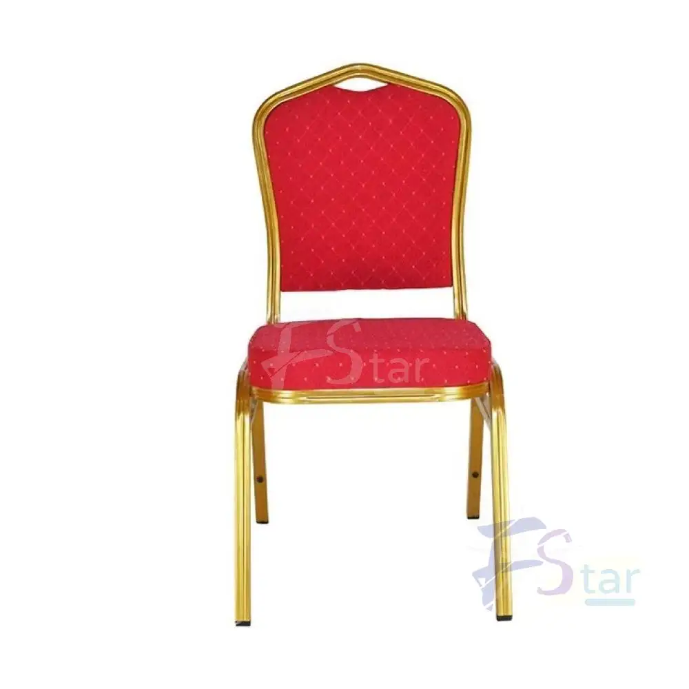 Wholesale Cheap Fancy Luxury Stackable Rental Gold Metal Iron Steel wedding Banquet hotel Chairs