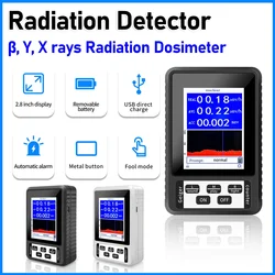 XR1 BR-9B detektor promieniowanie jądrowe kolorowy ekran wyświetlacza Geigera licznik osobisty dozymetr marmur detektory Beta Gamma X-ray