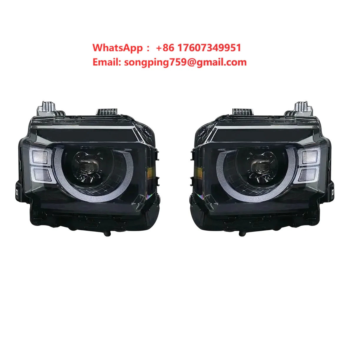 Factory Car LED Headlights Modified Upgraded for Chery JETOUR Traveler Shanhai T2 New Style Front Light Car Accessories