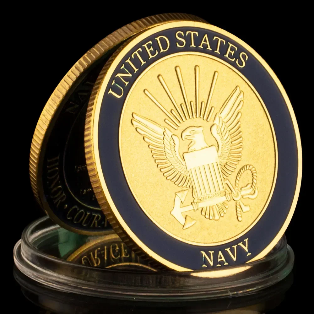 US Navy Challenge Coin Navy Sailors Creed Commemorative Coins