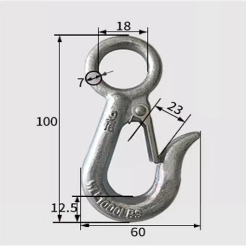 

Big Eye Spring Lifting Tool Crane pliers For Lifting Moving Helpers Load 0.34T 0.45T