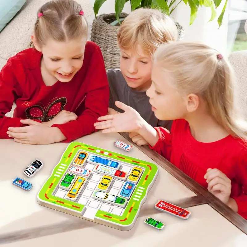 Magnetic Car Maze Educational Preschool Sensory Activities Magnetic Fine Motor Skills Sensory Toys Moving Out Of The Garage