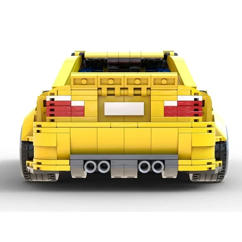 

MOC-45363 Желтый суперкар GTRM3 Сборка Строительные блоки Модель • 1244 Строительные блоки Детали Детская игрушка на день рождения Подарок