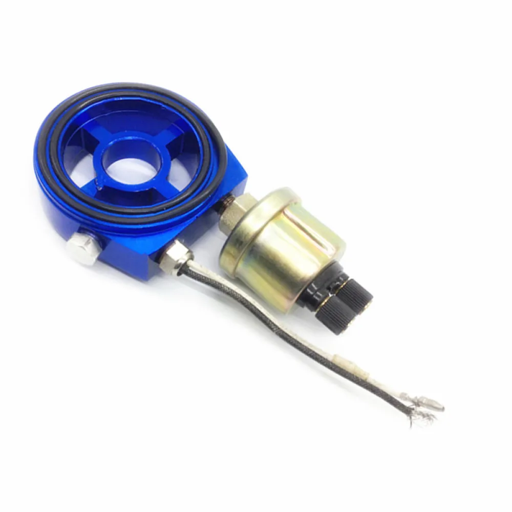 Auto Modification Oil Sensor Adaptor Racing Gauge Holder Mounting Plate Universal Instrument Accessories Black