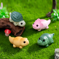 Creative Lizard Dinosaur Crocodile Micro Figurines Landscape DIY Home Decoration Animal Desktop Car Accessories Ornament Gifts