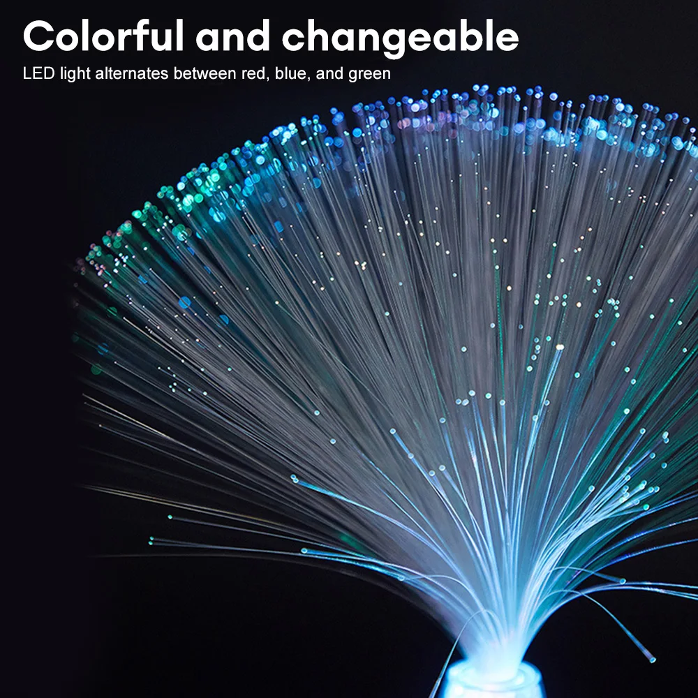 LED Fiber Optic Lights Multicolor Starry Sky Light for Holiday Wedding Party Centerpiece Fibra Optica LED Night Decor Lamp