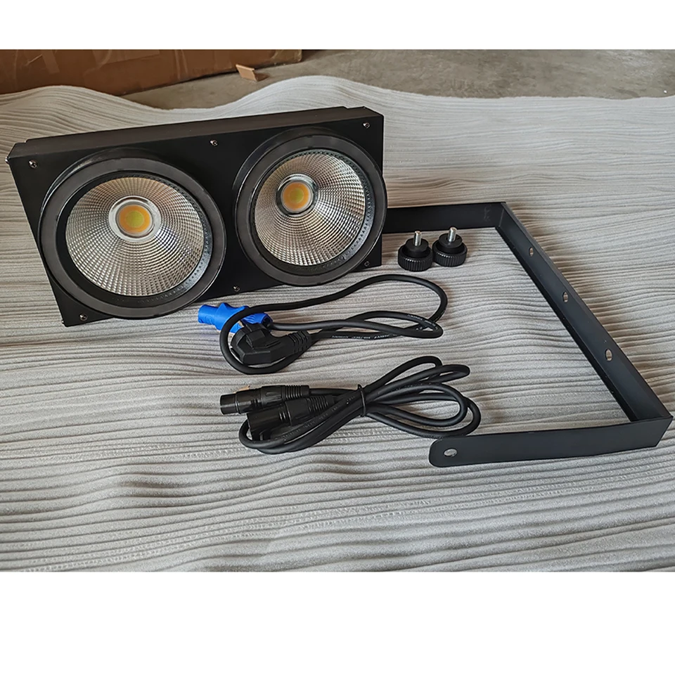 Imagem -06 - Luz Led de Alta Potência Olhos 200w Cob 50w Rgb 2em Dmx Efeito de Palco Blinder Legal Quente Branco dj Lâmpada de Iluminação Novo