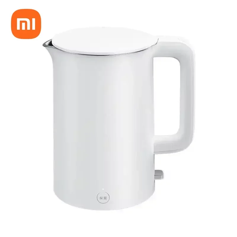 Xiaomi Mijia ไฟฟ้ากาต้มน้ํา 1S 1.7L ความจุฉนวนกันความร้อนสําหรับ Camping และ Travel สุขภาพหม้อ 220V 304 สแตนเลสด้านใน