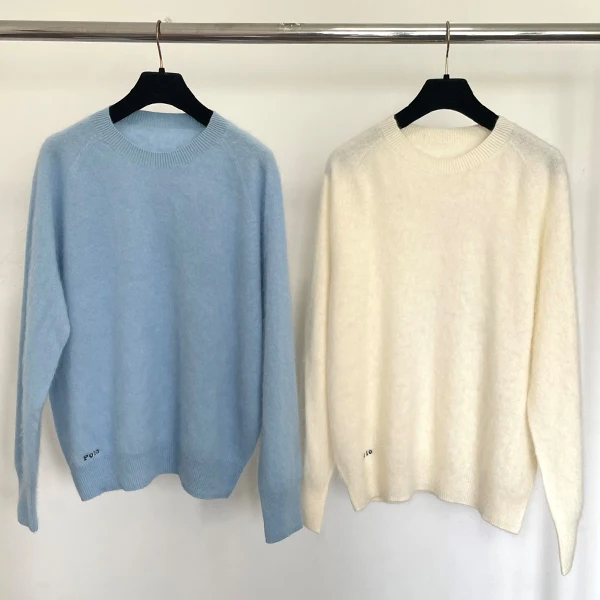 

Вязаный свитер Lazin Sle в корейском стиле с длинными рукавами, утолщенный, с эффектом похудения, осень-зима, новинка