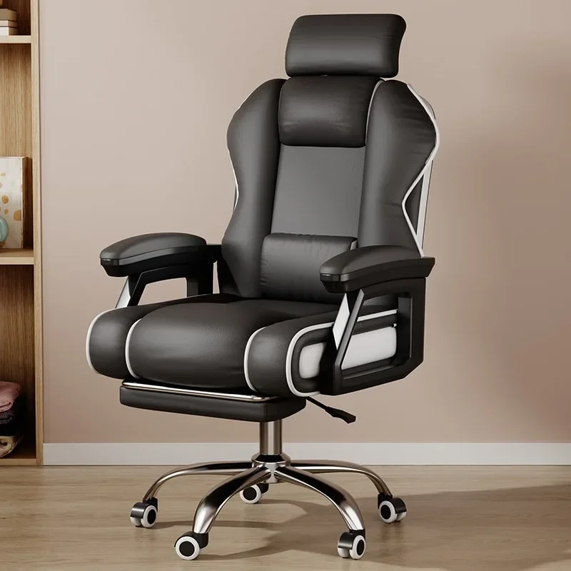 

Bedroom Vanity Office Chair Comfy Mobile Acrylic Leather Office Chair Kneeling Recliner Cadeiras De Escritorio Home Furniture