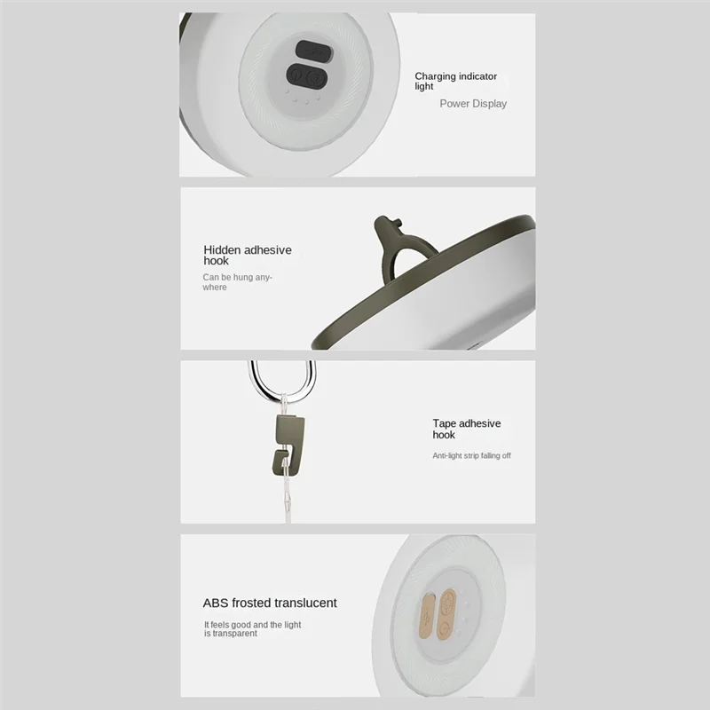 CYCLI-LED مصابيح التخييم المحمولة أضواء التخييم سلسلة ضوء الشريط لخيمة المظلة شرفة حفلة أكشاك حديقة #2