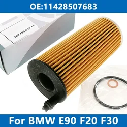 BMW MINI E84 için araba yağ filtresi kiti 11428507683 E90 E91 F01 F10 F11 F15 F20 F25 F30 F34 120d 320d 740740d X1 X5 N47 N57 motor