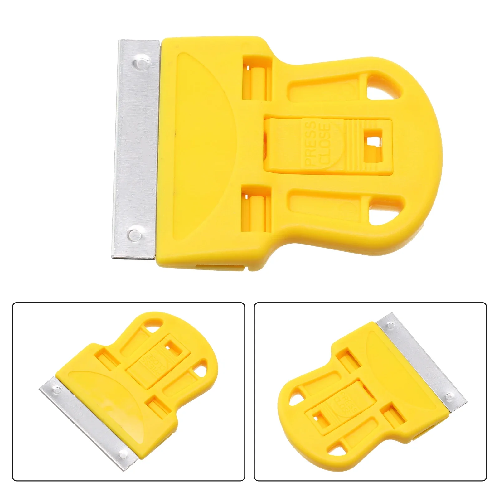 Scraper With Steel Plastic Blade One-Sided Painting Scraper Holder Handle Standard Window Tinting Scraper Tool