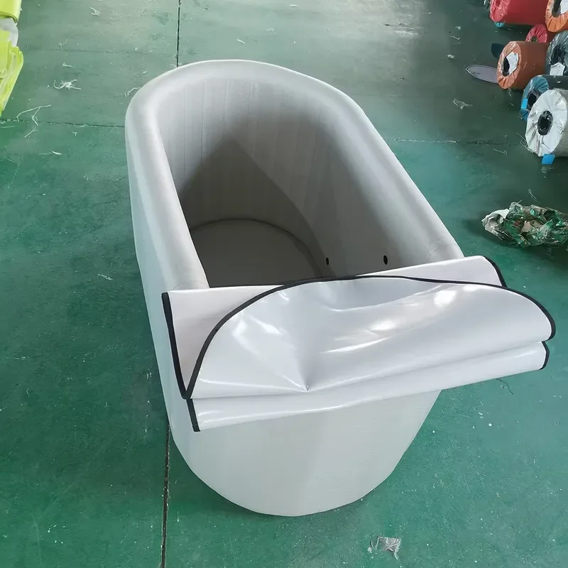Custom Size Drop Stitch Inflatable Fishing Container Ice Cold Therapy Box Out Door Bathtub Pools