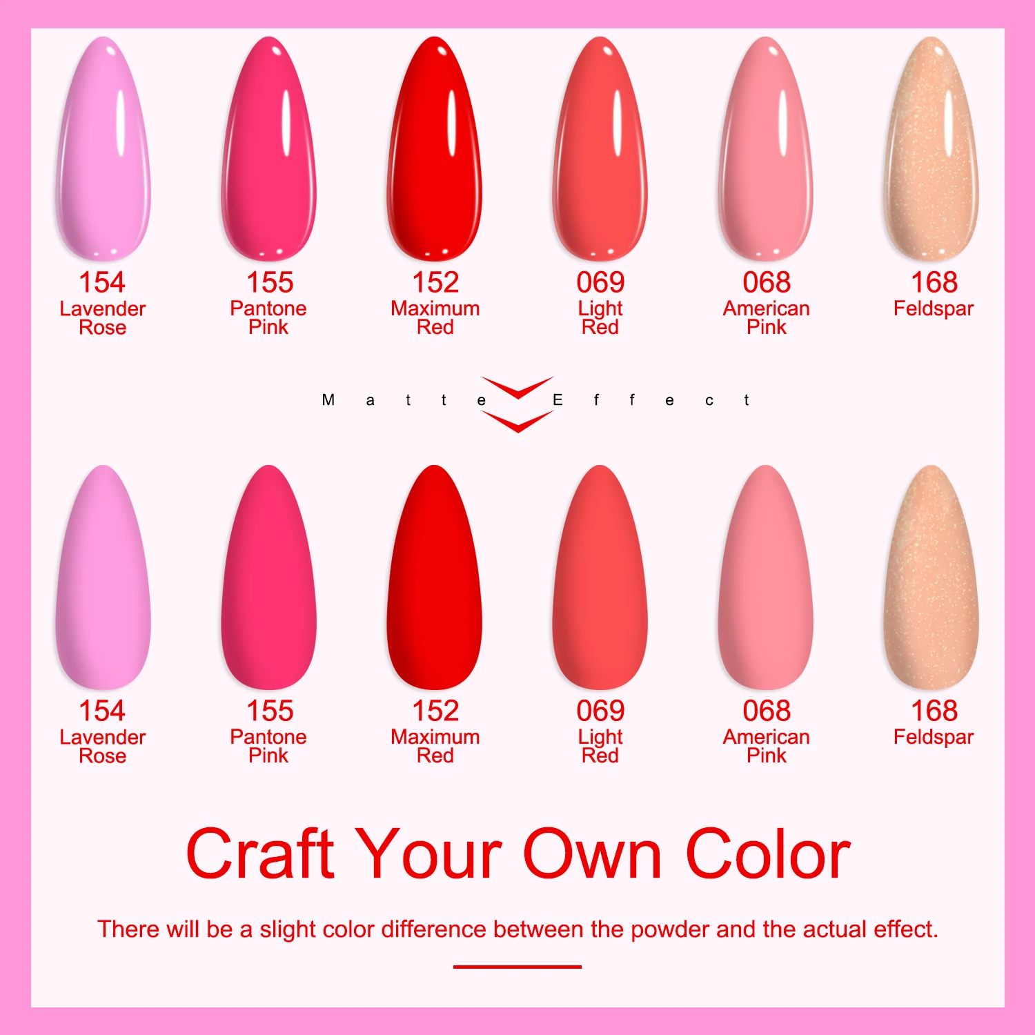 12pcs ผงเล็บชุด,6 สีแดงสีชมพู Dipping Powder ชุดและ BASE Top Coat Activator สําหรับเล็บ Home Salon เล็บ