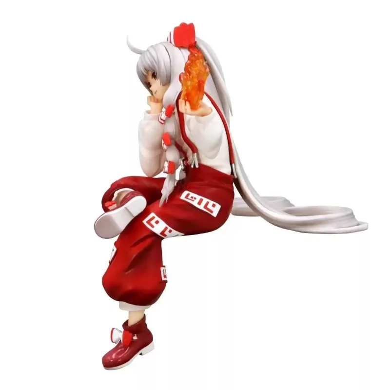 Original Anime Touhou Project‌ Fujiwara no Mokou noodle stopper figure Action Figure Model Desktop Ornaments