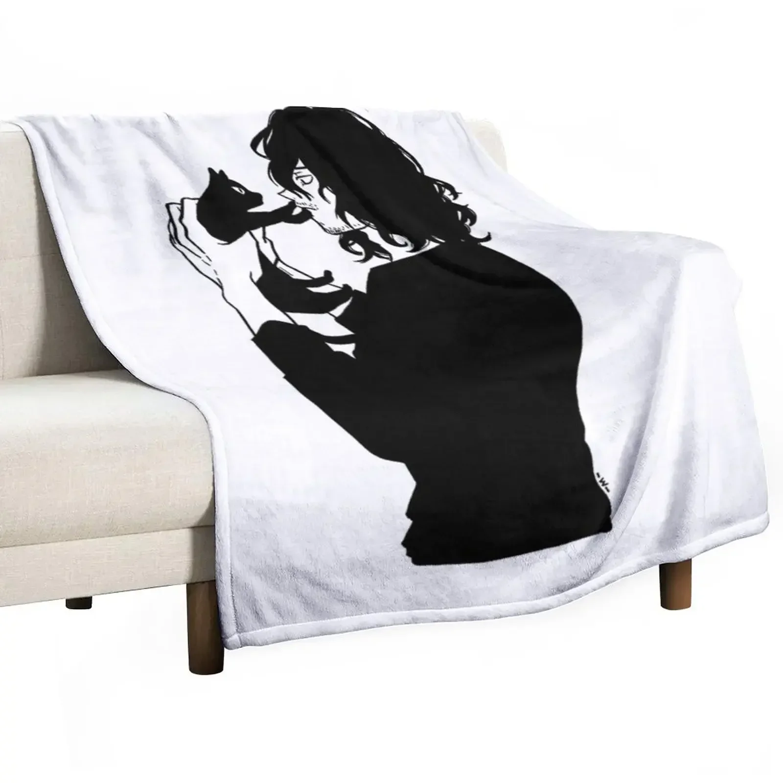 Aizawa Cat Throw Blanket Flannel Fabric Soft Blankets