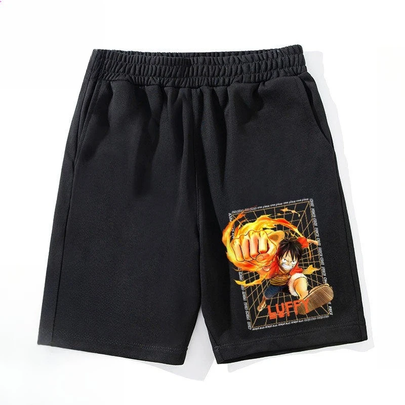 

One Piece Shorts: Luffy, Satoru, Yamato Graphic 100% Cotton Breathable Shorts Unisex 2026 summer new Shorts Streetwear