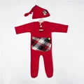 Red checkered patter