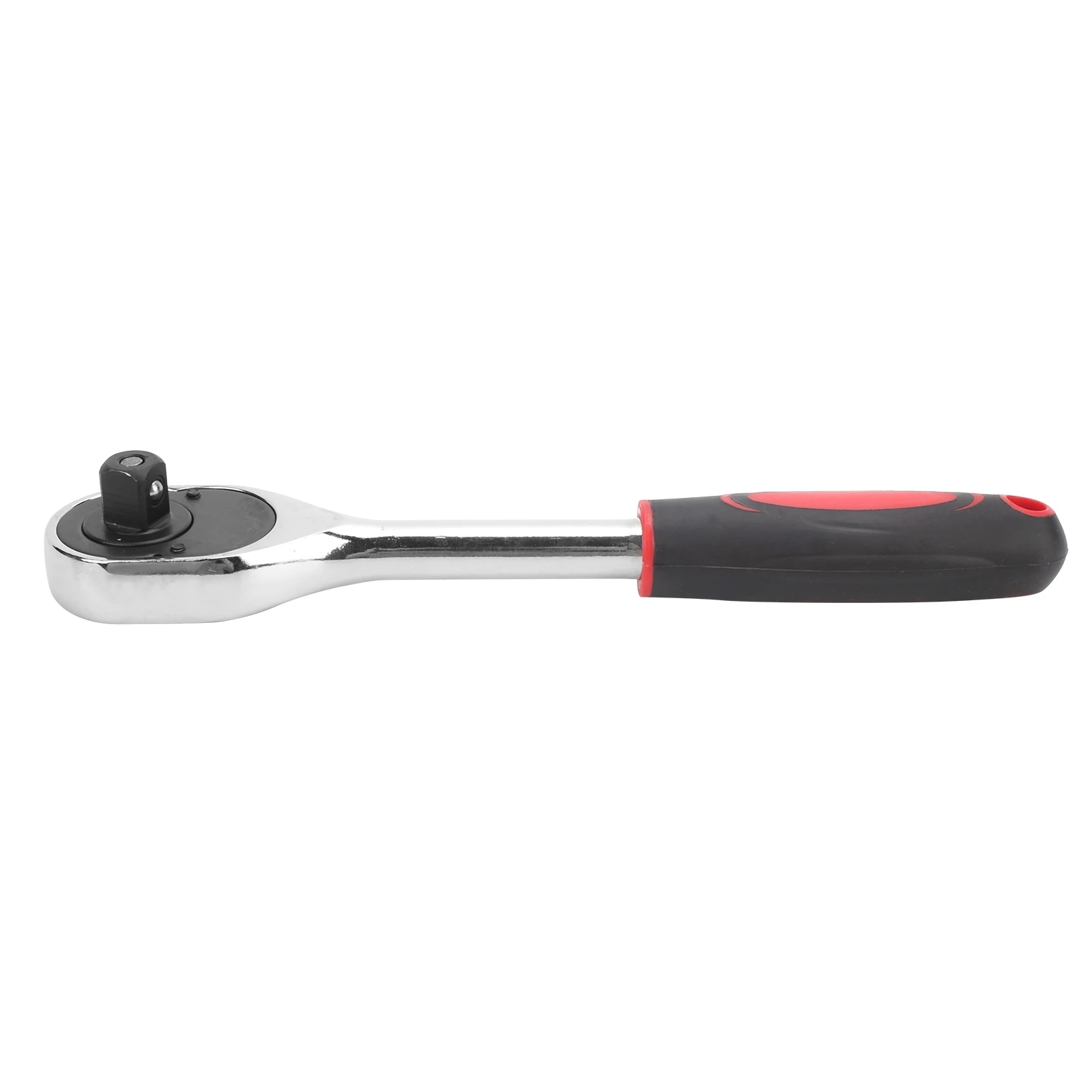 1/2in Ratchet Wrench 24 Teeth Socket Wrench Tool for Electrician Repairing Red Black