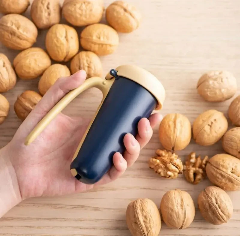 new design metal nut cracker exporter walnut opener kitchen gadgets