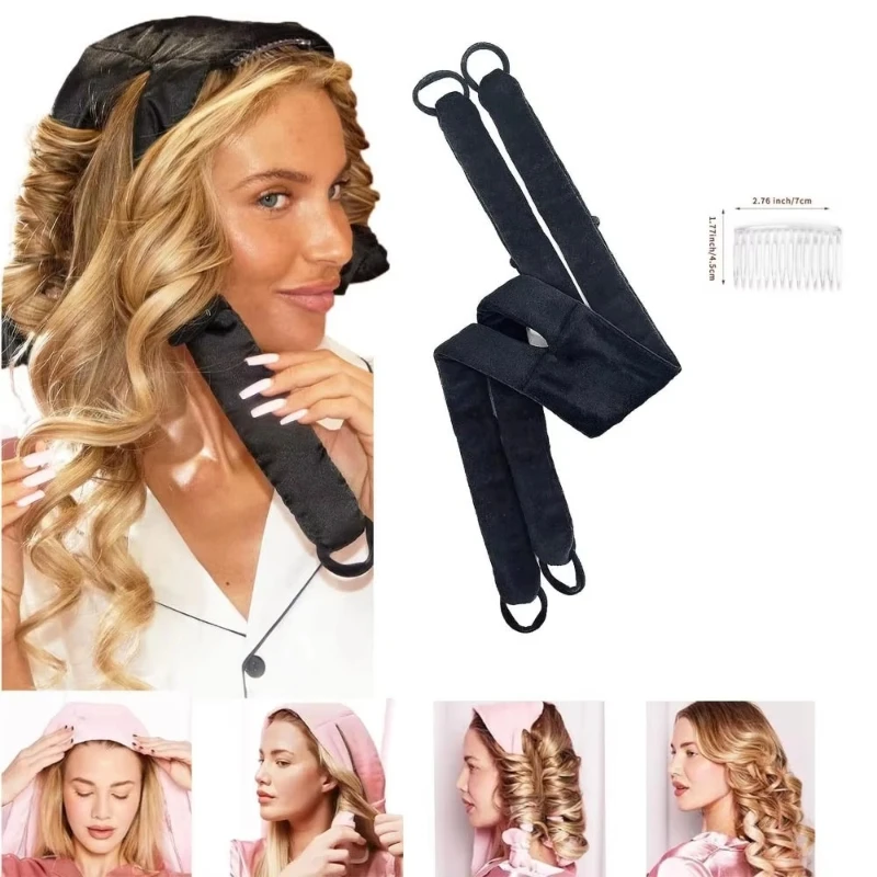 Heatless Hair Curler No Harm To Hair Secure Heatless Curls No Heat Creative Overnight Blowout Rods For Long Short Hair
