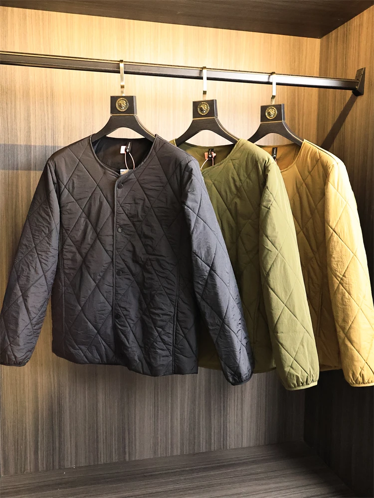 

Мужская модная городская шерстяная шелковая наполнительная хлопковая куртка с воротником-джатом, осенне-зимняя теплая одежда, футборонепроницаемая технология