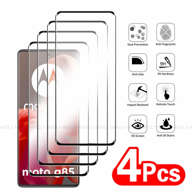 2/4PCS Curved Glass… - image