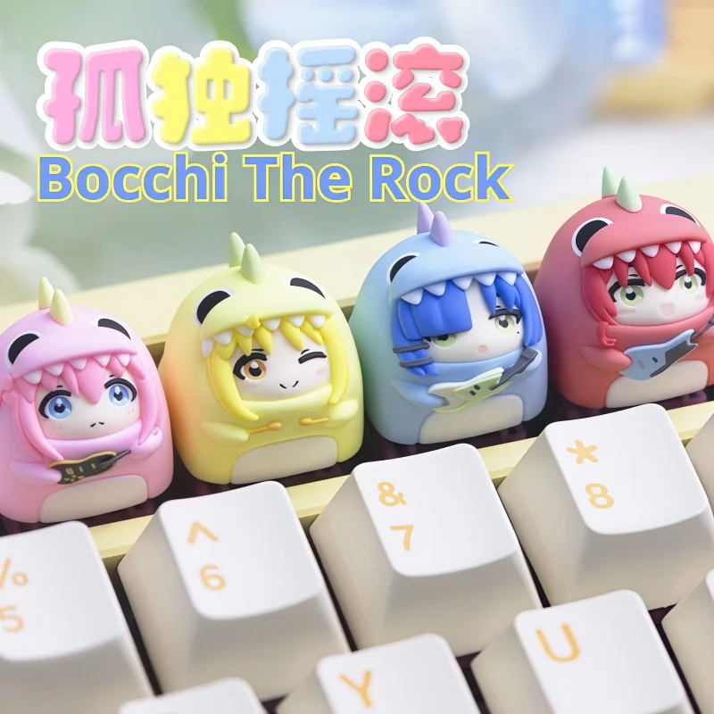 

Bocchi The Rock Kita Yuriko Keycap Инструмент Версия Аниме Периферийные устройства DIY ESC Положение Пользовательский Cherry R4 Материал из высоко смолы