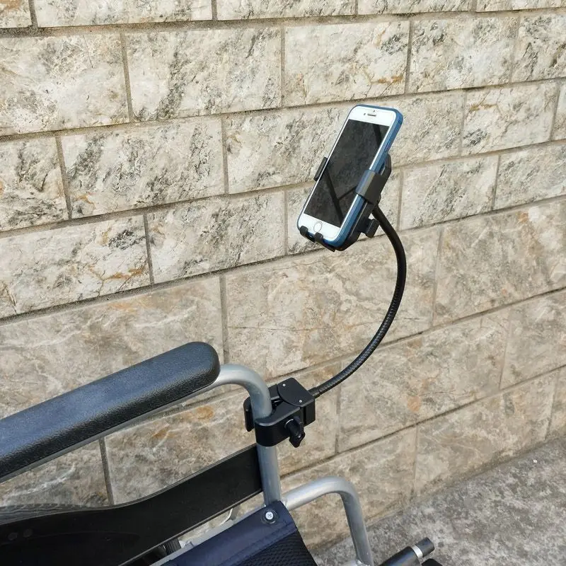 Electric Wheelchair Mobile Phone Stand Accessories Live Streaming Fixed Stand Accessories Rotating Wheelchair Accessories
