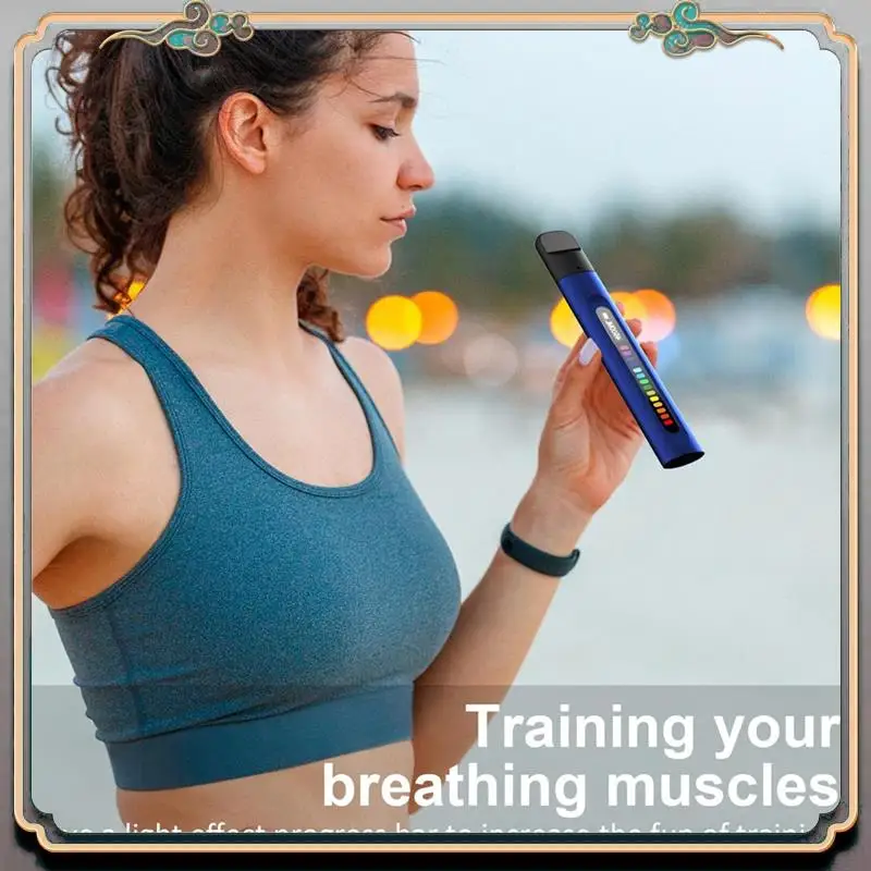 

Durable Breathing Exercise Device Trainer Smart Breathing Trainer Breathing Exercise Device With Breath Monitor For Athletes And