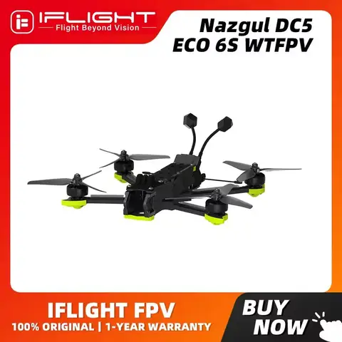 iFlight Nazgul DC5 ECO 6S WTFPV Drone BNF without VTX / Camera for FPV parts