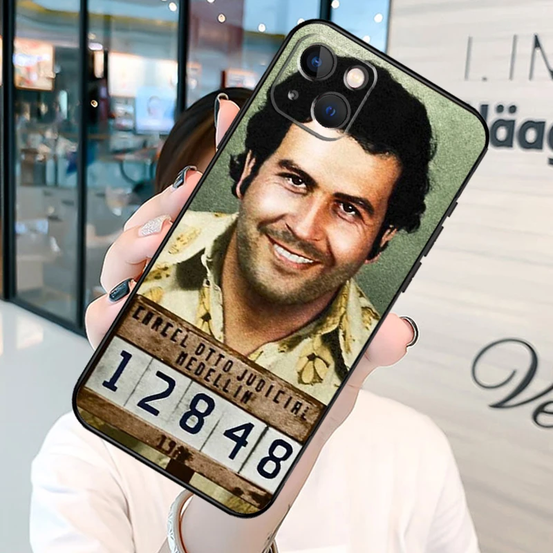 Pablo Escobar Phone Case For iPhone 13 12 Mini 11 14 15 16 Pro Max Plus X XS Max XR Cover Shell