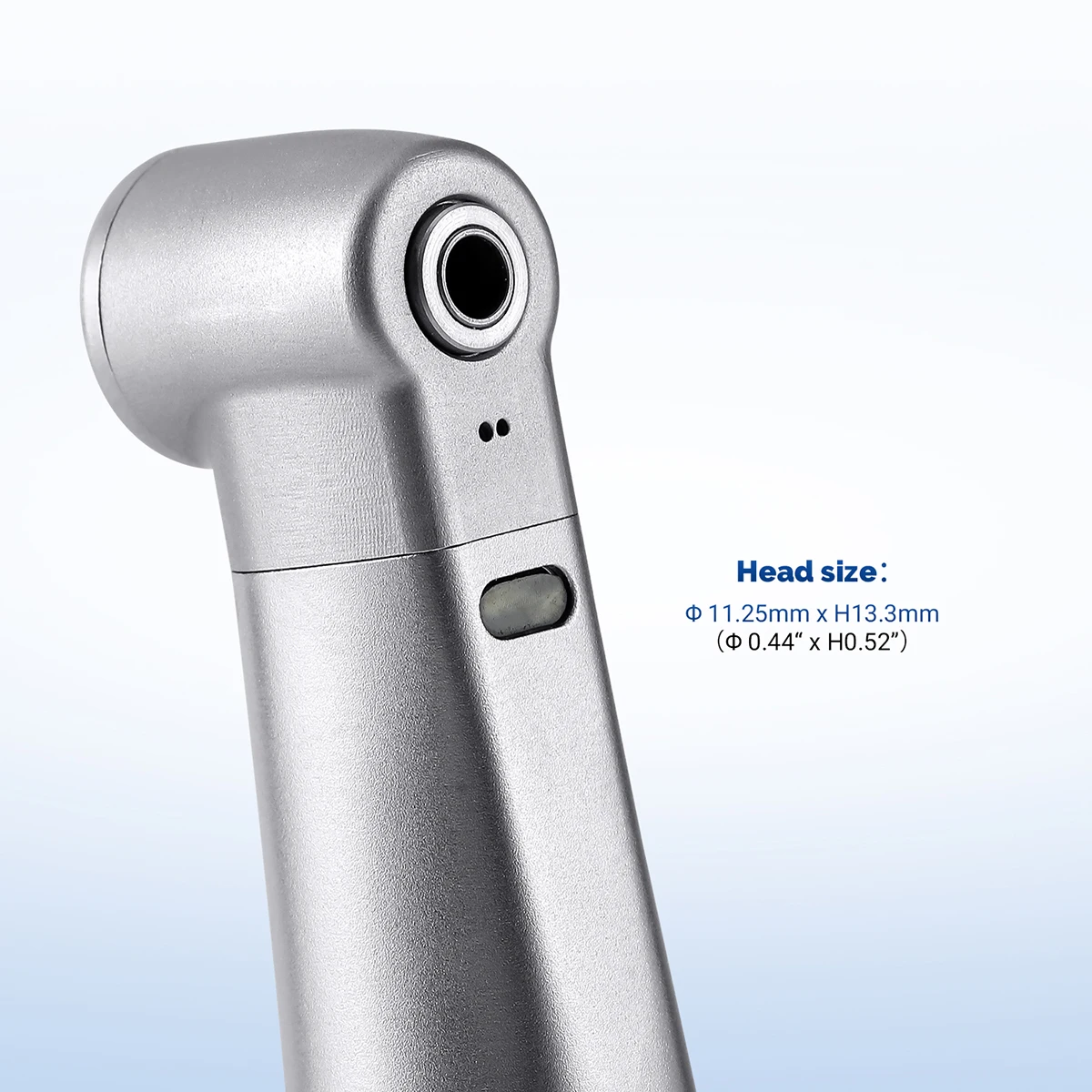 AZDENT Dental 1:1 LED-Faseroptik-Handstück, Winkelstück mit internem Wasserspray, Druckknopf, niedrige Drehzahl, blauer Ring, Zahnarztwerkzeug – Detail 8