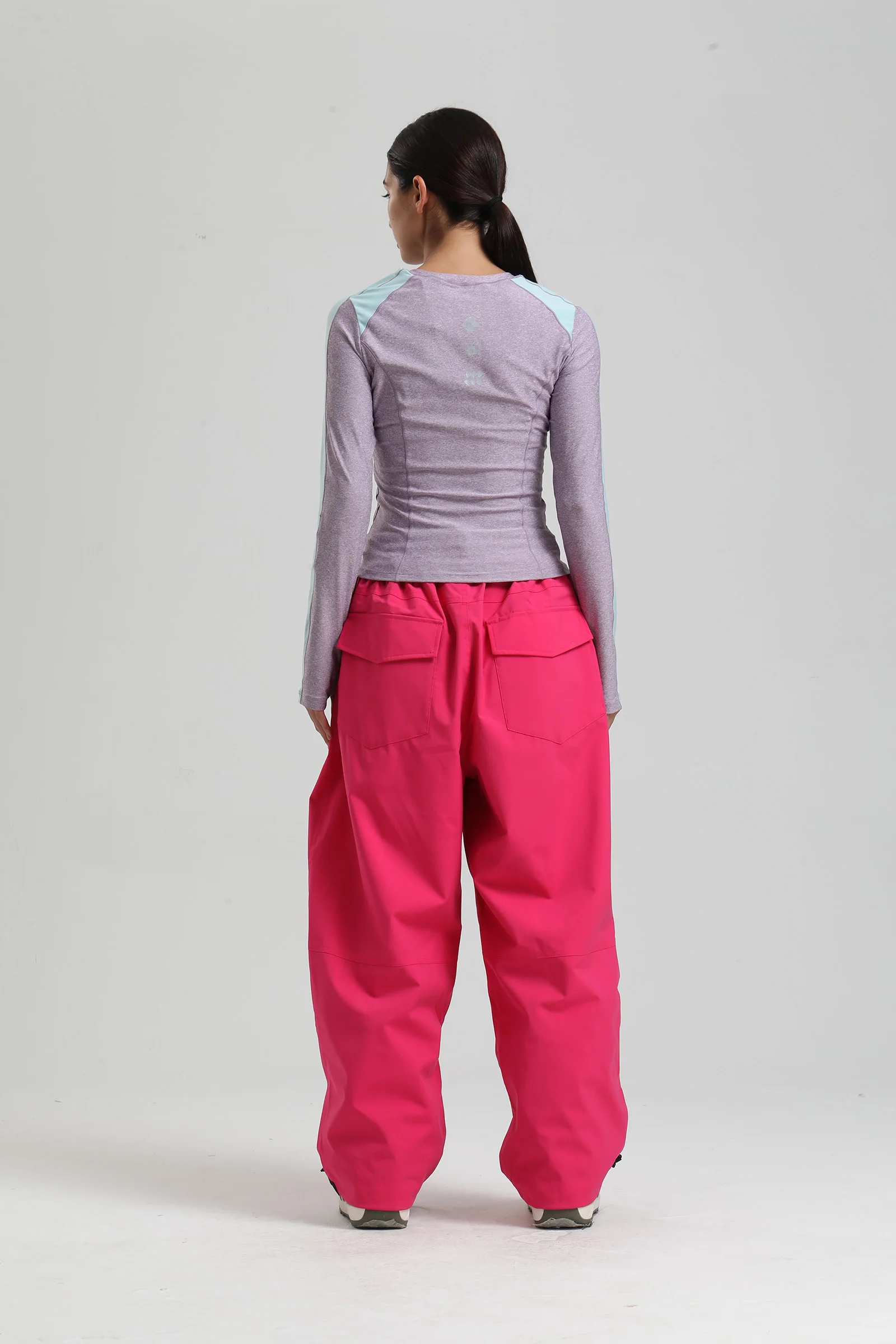 Gsou Snow 2025, Unisex-Cargohose mit lockerer Passform – wasserdichte, winddichte Snowboardhose für Damen und Herren, Winter-Schneeausrüstung – Detail 38