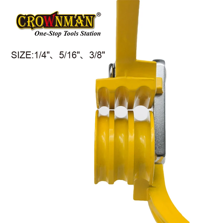 كراونمان أدوات السباكة التبريد HVAC تكييف الهواء أدوات يدوية يدوية 3 في 1 أنبوب نحاسي الانحناء أداة أنبوب بندر