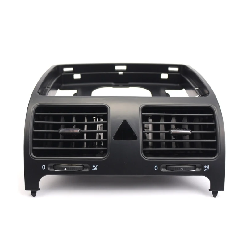Black Front Dashboard Central Air Outlet Vent For Jetta Golf Rabbit MK5 1K0819728F Air Conditioning Air Vent